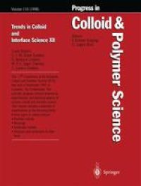 cover of the book Trends in Colloid and Interface Science XII