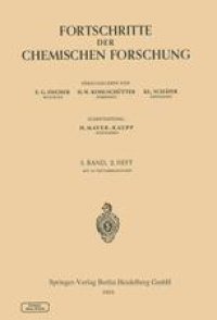 cover of the book Fortschritte der Chemischen Forschung Volume 3