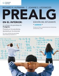 cover of the book Prealg en el interior.