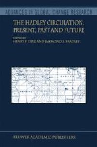 cover of the book The Hadley Circulation: Present, Past and Future