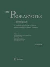 cover of the book The Prokaryotes: Volume 6: Proteobacteria: Gamma Subclass