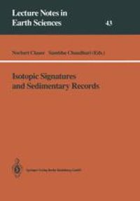 cover of the book Isotopic Signatures and Sedimentary Records