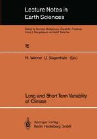 cover of the book Long and Short Term Variability of Climate