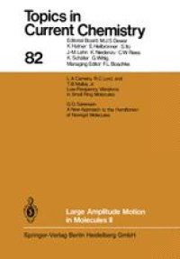 cover of the book Large Amplitude Motion in Molecules II