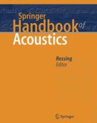 cover of the book Springer Handbook of Acoustics