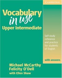 cover of the book Vocabulary in Use Upper Intermediate with Answers: Self-Study Reference and Practice for Students of North American English