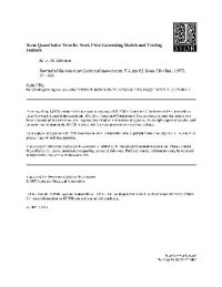 cover of the book Some Quantative Tests For Stock Price Generating Models And Trading Folklore