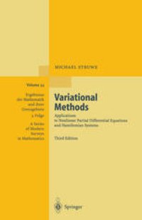 cover of the book Variational Methods: Applications to Nonlinear Partial Differential Equations and Hamiltonian Systems