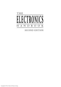 cover of the book The electronics handbook