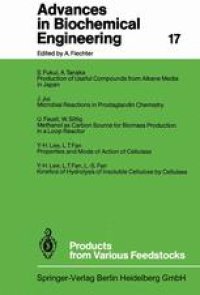 cover of the book Advances in Biochemical Engineering, Volume 17