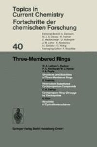 cover of the book Three-Membered Rings