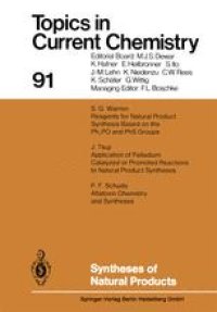 cover of the book Syntheses of Natural Products