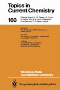 cover of the book Transition Metall Coordination Chemistry