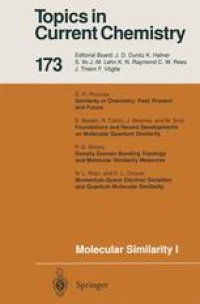 cover of the book Molecular Similarity I