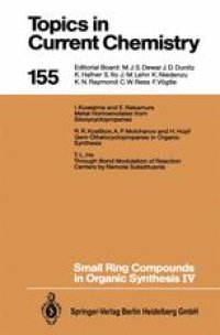 cover of the book Small Ring Compounds in Organic Synthesis IV