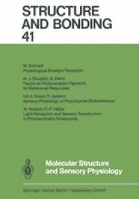 cover of the book Molecular Structure and Sensory Physiology