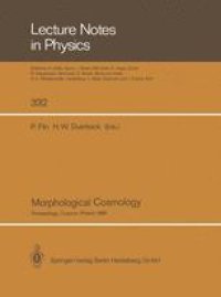 cover of the book Morphological Cosmology: Proceedings of the XIth Cracow Cosmological School Held in Cracow, Poland, August 22–31, 1988