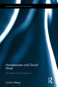 cover of the book Homelessness and social work: an intersectional approach