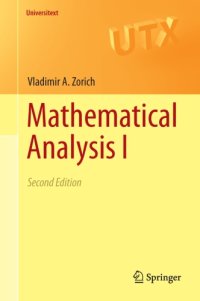 cover of the book Mathematical Analysis I