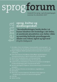 cover of the book Sprog, kultur og medborgerskab