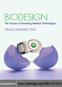 cover of the book Biodesign the process of innovating medical technologies