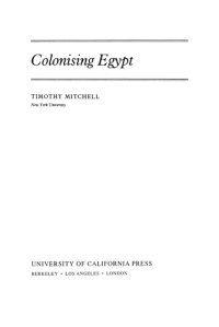 cover of the book Colonising Egypt