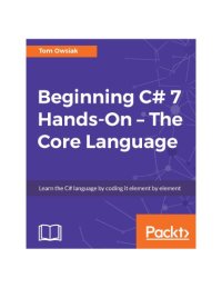 cover of the book Beginning C# 7 Hands-On - The Core Language