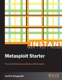 cover of the book Instant Metasploit starter