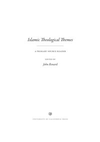 cover of the book Islamic theological themes: a primary source reader