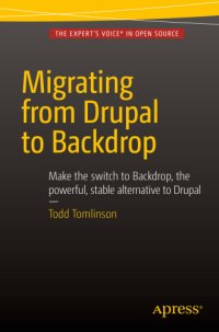 cover of the book Migrating from Drupal to Backdrop