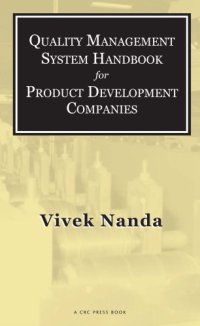 cover of the book Quality management system handbook for product development companies