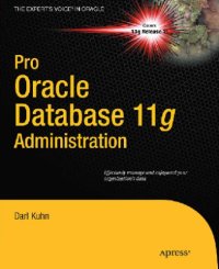 cover of the book Pro Oracle database 11g administration