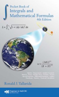 cover of the book Pocket book of integrals and mathematical formulas