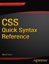 cover of the book CSS Quick Syntax Reference Guide