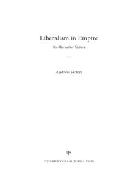 cover of the book Liberalism in Empire: An Alternative History