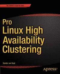 cover of the book Pro Linux high availability clustering