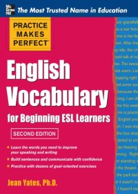 cover of the book Practice makes perfect: English vocabulary for beginning ESL learners