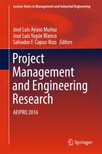 cover of the book Project management and engineering: selected papers from the 18th International AEIPRO Congress held in Alcaniz, Spain, in 2014