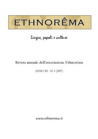 cover of the book Ethnorêma. Lingue, popoli e culture. Rivista annuale dell’associazione Ethnorêma. ANNO III - N. 3 (2007)