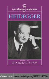 cover of the book The Cambridge companion to Heidegger