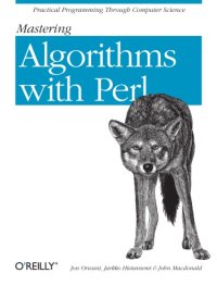 cover of the book Mastering algorithms with Perl ''August 1999''--T.p. verso. - Includes index