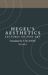 cover of the book Aesthetics. Vol. 1: lectures on fine art