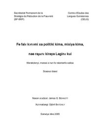 cover of the book Fe falɛ kɔnɔmi xa politiki kima, mixiya kima, nae raɲɛrɛ kiraya Laginɛ kui. Marakolonyi, marasi a nun fe ralantanfe walise. Sosoxui daaxi