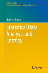 cover of the book Statistical Data Analysis and Entropy