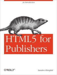 cover of the book HTML5 for Publishers