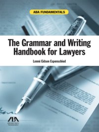 cover of the book The Grammar and Writing Handbook for Lawyers