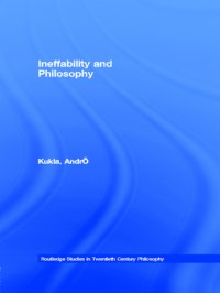 cover of the book Ineffability and Philosophy