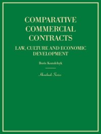 cover of the book Comparative commercial contracts: law, culture and economic development