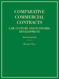 cover of the book Comparative Commercial Contracts: Law, Culture and Economic Development