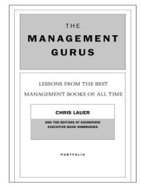 cover of the book The Management Gurus: Lessons from the Best Management Books of All Time